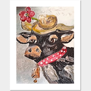 Gussied Up Cow Posters and Art